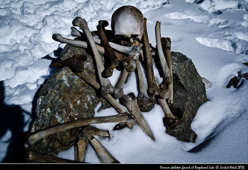 There were many thoughts about where they came from. Some suggested that the bones belonged to General Zorawar Singh of Kashmir, and his men, who are said to have lost their way and perished in the high Himalayas, on their return journey after the Battle of Tibet in 1841