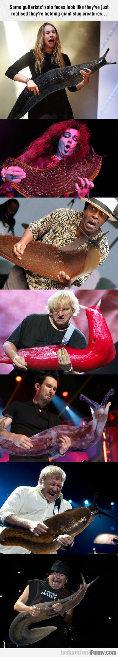 Some Guitarists' Solo Faces...