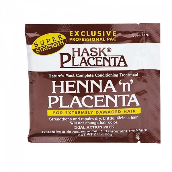 2.) Henna 'n' Placenta: This hair mask, made using placenta, is supposed to restore your hair. Did we mention it uses placenta?