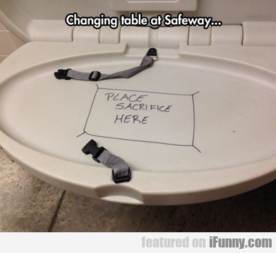 Changing Table At Safeway...