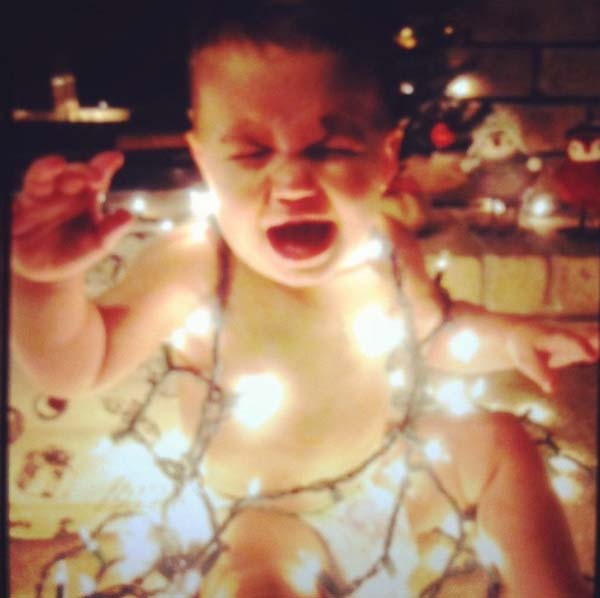 13.) Quit putting Christmas lights on your baby.