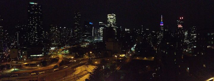 Aaand that same view at night.