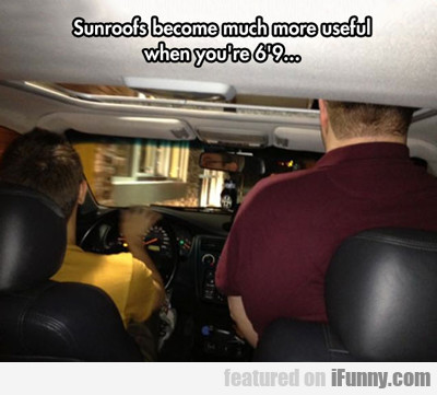 Sunroofs Become Much More Useful...