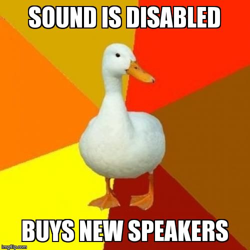 Tech Impaired Duck
