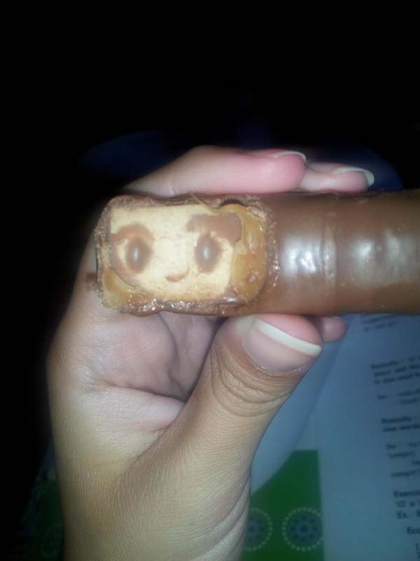 Happy Twix is happy to be eaten.