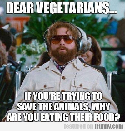 Dear Vegetarians... If You're Trying To...