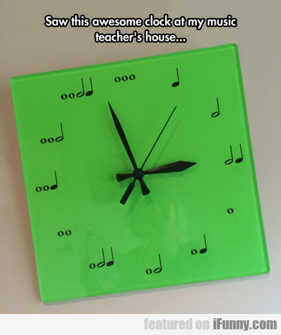 Saw This Awesome Clock...