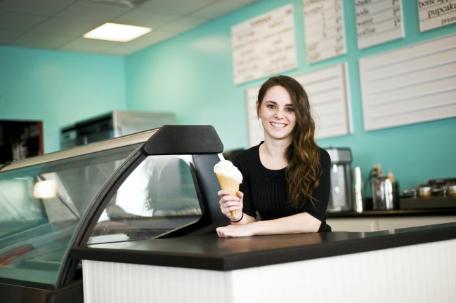 Trish Motter, the founder of Half Pint Creamery, always dreamt of owning her very own ice cream shop one day.