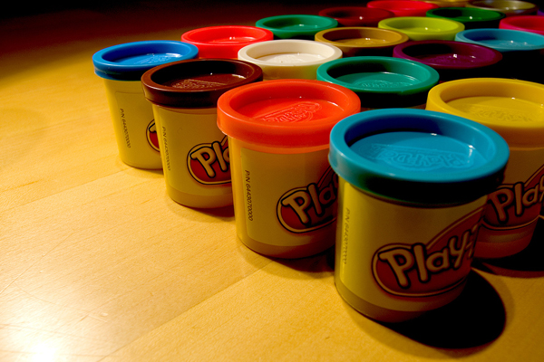 4.) Play-Doh: This was accidentally invented in 1955 by Joseph and Noah McVicker while trying to make a wallpaper cleaner.