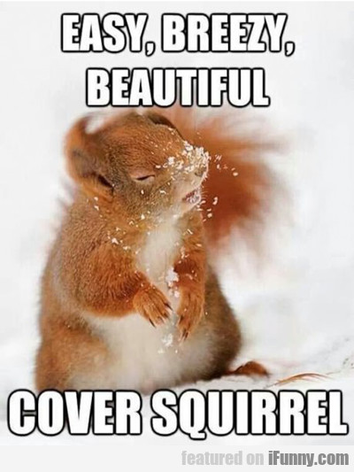 Easy, Breezy, Beautiful Cover Squirrel...