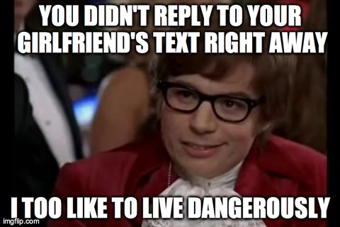 texting girlfriend
