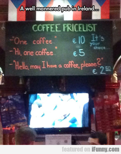 A Well Mannered Pub In Ireland...
