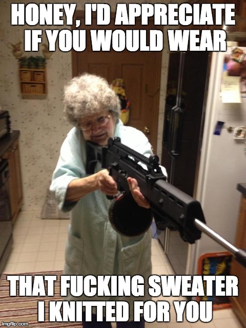 Overly Enthusiastic Grandma