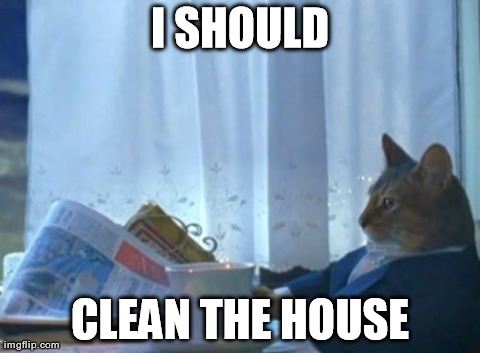 My parents are on vacation and I've been living alone in our house for a month now. They are coming back tomorrow.